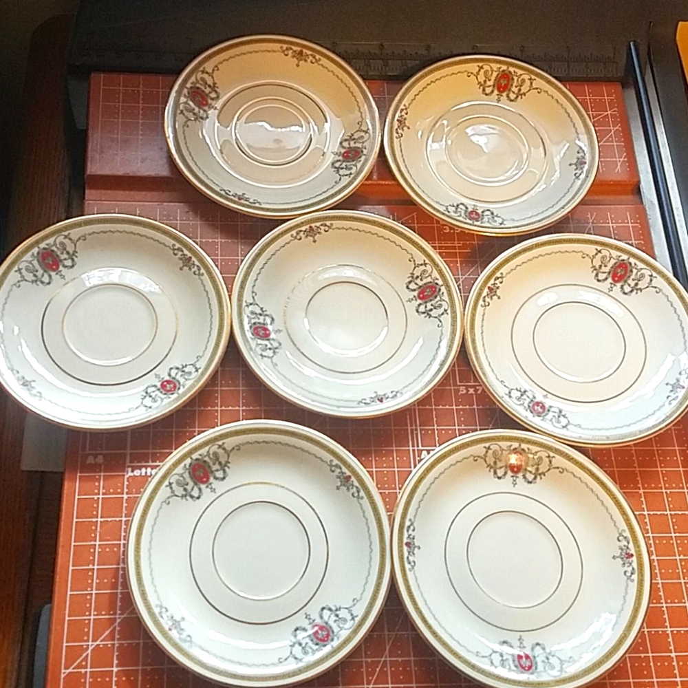7 Bavaria China Demitasse Saucers